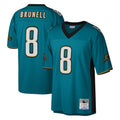 J.Jaguars #8 Mark Brunell?Player Teal Mitchell & Ness Legacy Home Game Ldoa Stitched Jerseys