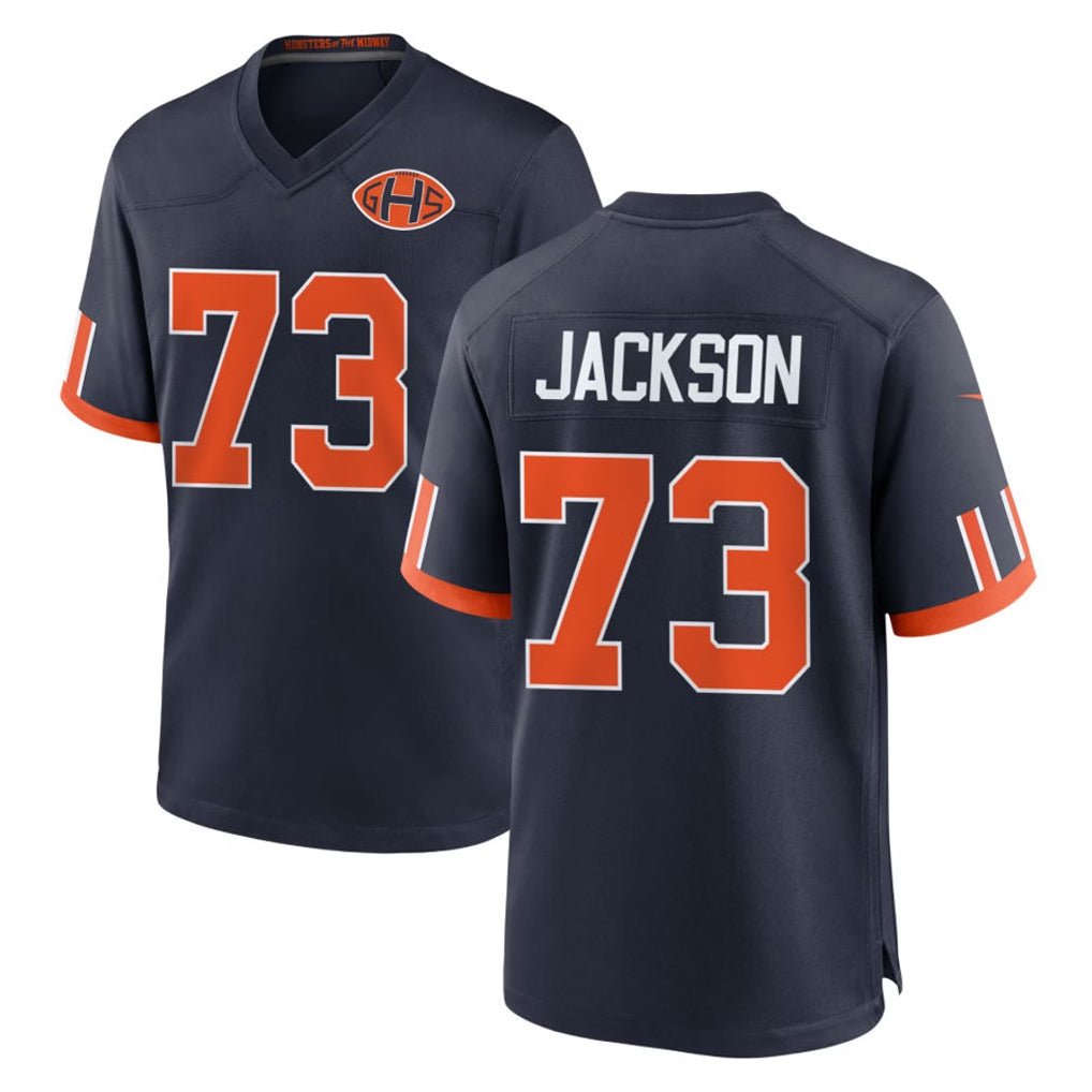 C.Bears #73 Jonah Jackson Player Navy 2026 Rivalries Collection Home Game Ldoa Stitched Jerseys