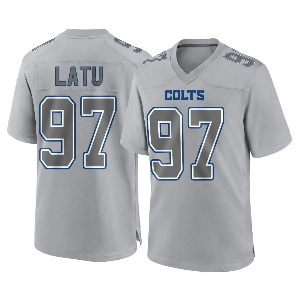 IN.Colts #97 Laiatu Latu Player Gray Atmosphere Fashion Home Game Ldoa Stitched Jerseys
