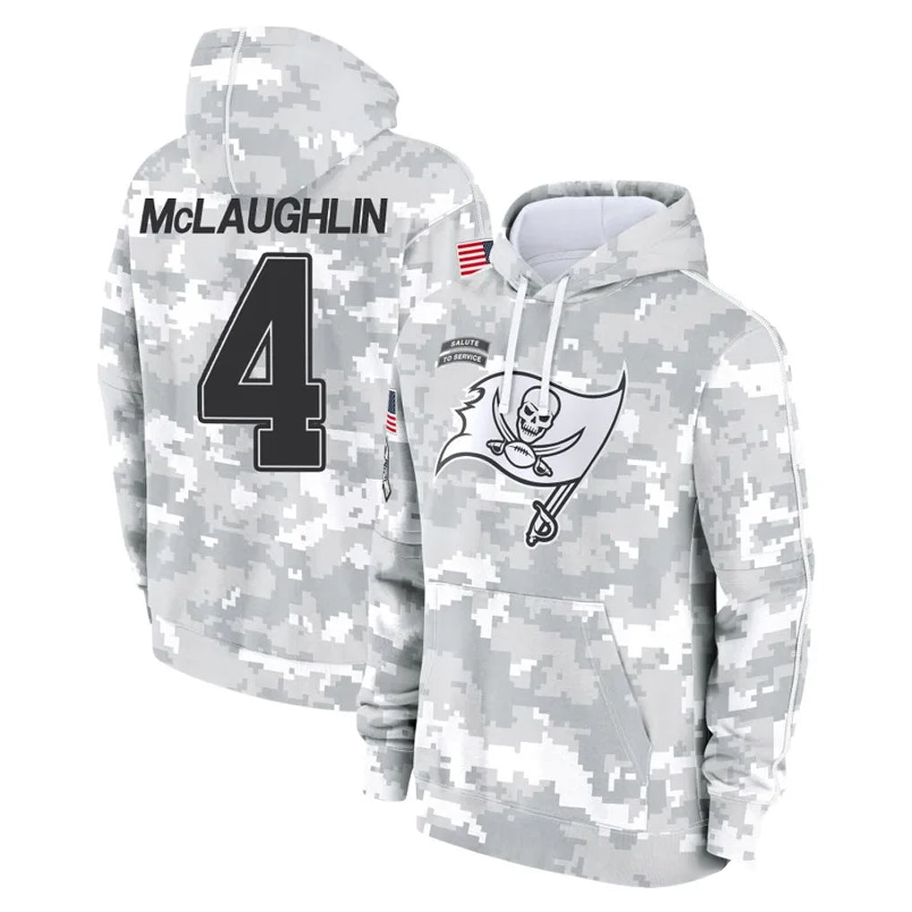 TB.Buccaneers #4 Chase McLaughlin Player Arctic Camo Limited Salute to Service Pullover Hoodies Game Ldoa Stitched Jerseys