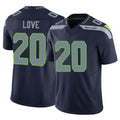 S.Seahawks #20 Julian Love Player Navy Limited Vapor F.U.S.E. Home Game Ldoa Stitched Jerseys