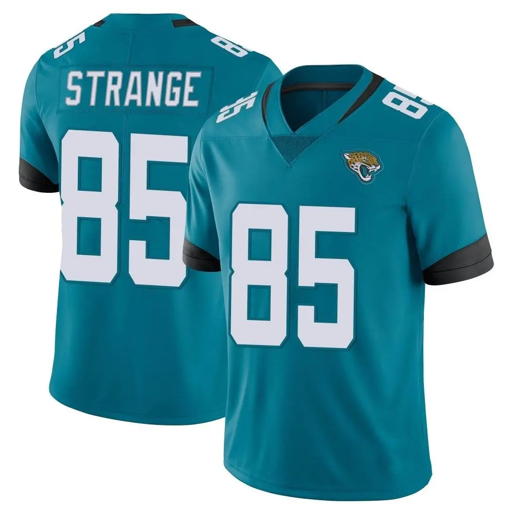 J.Jaguars #85 Brenton Strange Player Teal Vapor Untouchable Limited Home Game Ldoa Stitched Jerseys