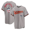 B.Orioles #6 Ryan Mountcastle Player Gray USA 250 Fourth of July Home Game Ldoa Stitched Jerseys