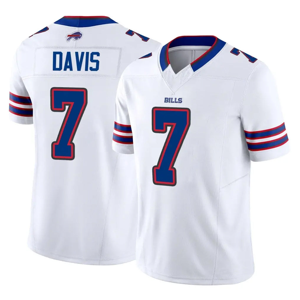 B.Bills #7 Ray Davis Player White Vapor F.U.S.E. Limited Ldoa Stitched Jerseys