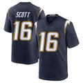 LA.Chargers #16 J.K. Scott Player Navy Alternate Home Game Ldoa Stitched Jerseys