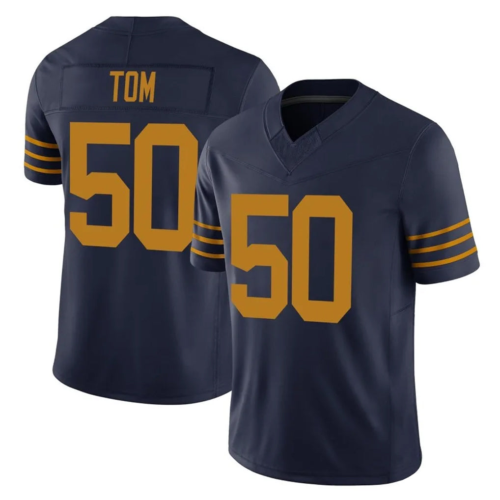 GB.Packers #50 Zach Tom Player Navy The 1923 Classic Vapor F.U.S.E. Home Game Ldoa Stitched Jerseys