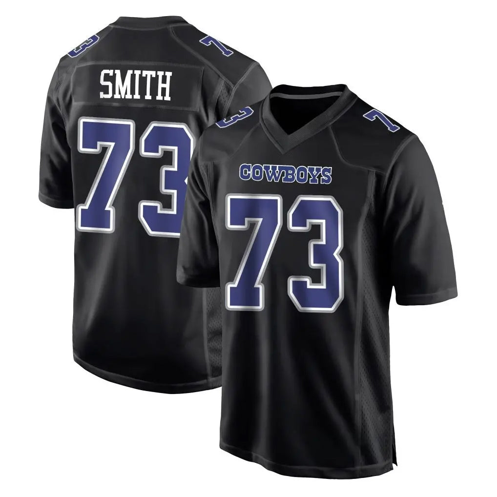 D.Cowboys #73 Tyler Smith Player Carbon Black Fashion Home Game Ldoa Stitched Jerseys