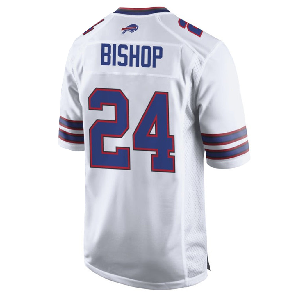 B.Bills #24 Cole Bishop Player White Home Game Ldoa Stitched Jerseys