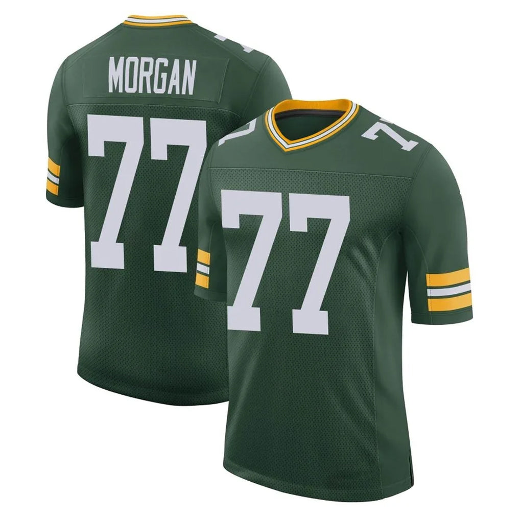 GB.Packers #77 Jordan Morgan Player Green Limited Classic Home Game Ldoa Stitched Jerseys