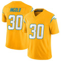 LA.Chargers #30 Alec Ingold Player Gold Limited Vapor F.U.S.E. Home Game Ldoa Stitched Jerseys