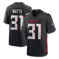 A.Falcons #31 Xavier Watts Player Black Home Game Ldoa Stitched Jerseys