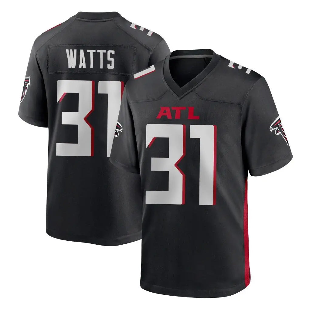 A.Falcons #31 Xavier Watts Player Black Home Game Ldoa Stitched Jerseys