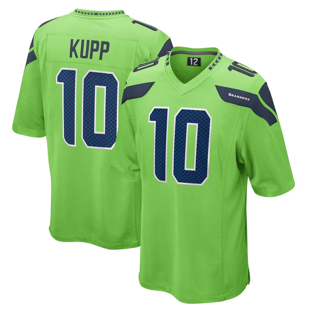 S.Seahawks #10 Cooper Kupp Player Green Home Game Ldoa Stitched Jerseys