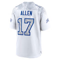 B.Bills #17 Josh Allen Player White Rivalries Collection Game Ldoa Stitched Jerseys