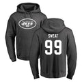 NY.Jets #99 T'Vondre Sweat Player Gray Pullover Hoodies Limited Game Ldoa Stitched Jerseys