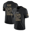 NO.Saints #12 Chris Olave Player Black Impact Limited Home Game Ldoa Stitched Jerseys
