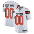 Custom C.Browns White Alternate Vapor Untouchable Limited Home Game Any Name & Numbers Ldoa Stitched Jerseys