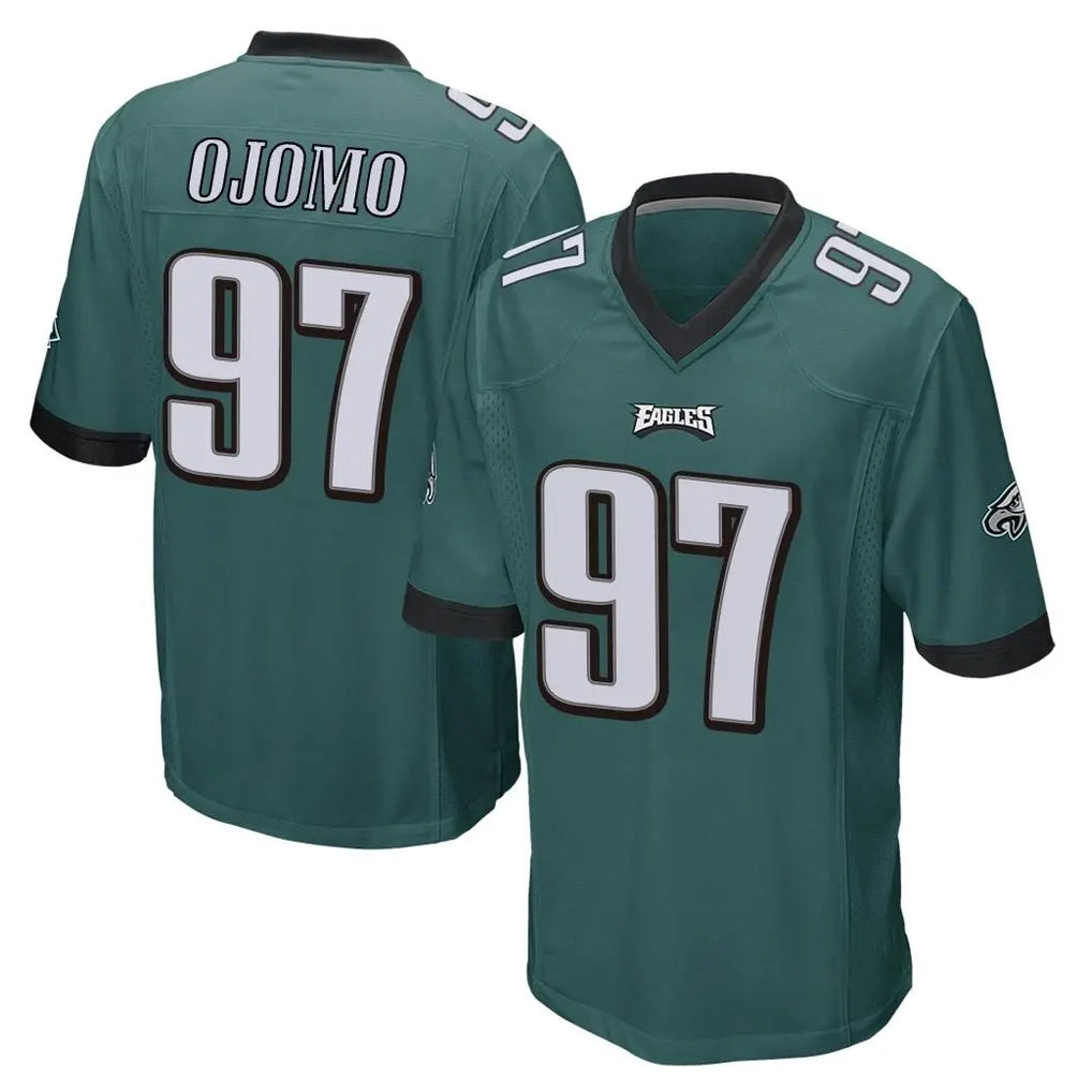 P.Eagles #97 Moro Ojomo Player Team Color Green Home Game Ldoa Stitched Jerseys