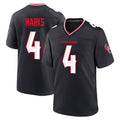 H.Texans #4 Woody Marks Player Navy Team Home Game Ldoa Stitched Jerseys