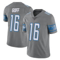 D.Lions #16 Jared Goff Player Gray Vapor Untouchable Limited Home Game Ldoa Stitched Jerseys