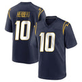 LA.Chargers #10 Justin Herbert Player Navy Home Game Ldoa Stitched Jerseys