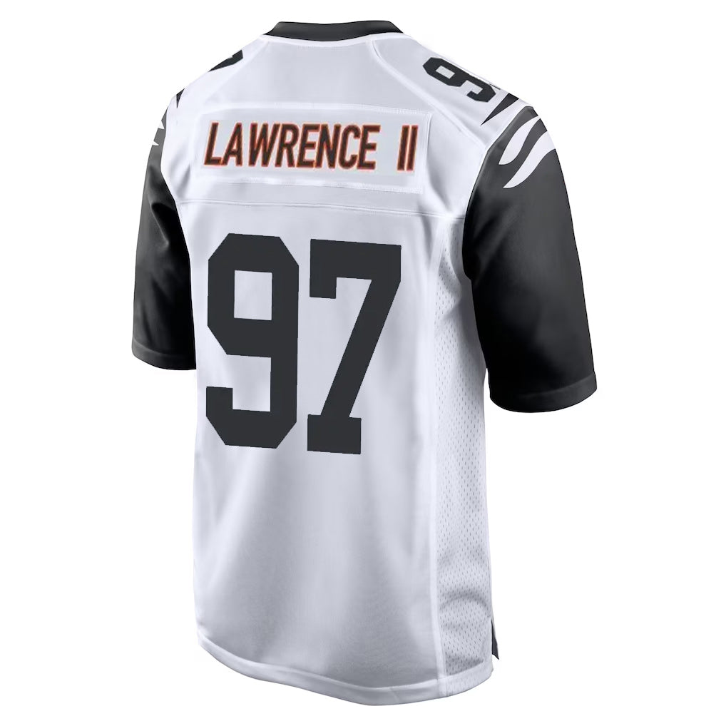 C.Bengals #97 Dexter Lawrence II Player White Alternate Home Game Ldoa Stitched Jerseys