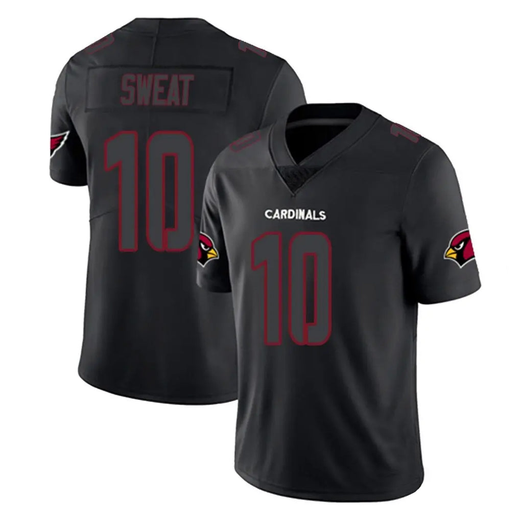 A.Cardinals #10 Josh Sweat Player Black Impact Limited Home Game Ldoa Stitched Jerseys