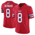 B.Bills #8 Terrel Bernard Player Red Vapor Untouchable Limited Ldoa Stitched Jerseys