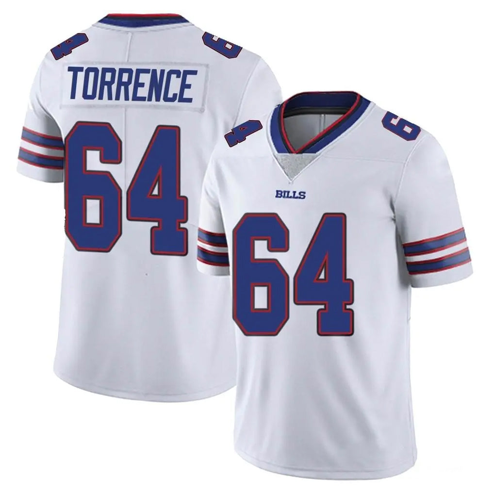 B.Bills #64 O'Cyrus Torrence Player White Vapor Untouchable Limited Xdoa Stitched Jerseys