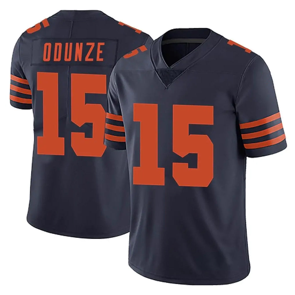 C.Bears #15 Rome Odunze Player Navy Blue Alternate Vapor Untouchable Limited Ldoa Stitched Jerseys