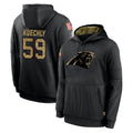 C.Panthers #59 Luke Kuechly Player Black Salute to Service Pullover Hoodies Limited Game Ldoa Stitched Jerseys