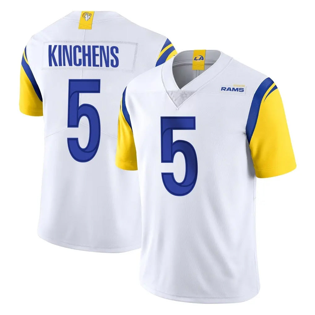 LA.Rams #5 Kamren Kinchens Player White Limited Vapor Untouchable Home Game Ldoa Stitched Jerseys