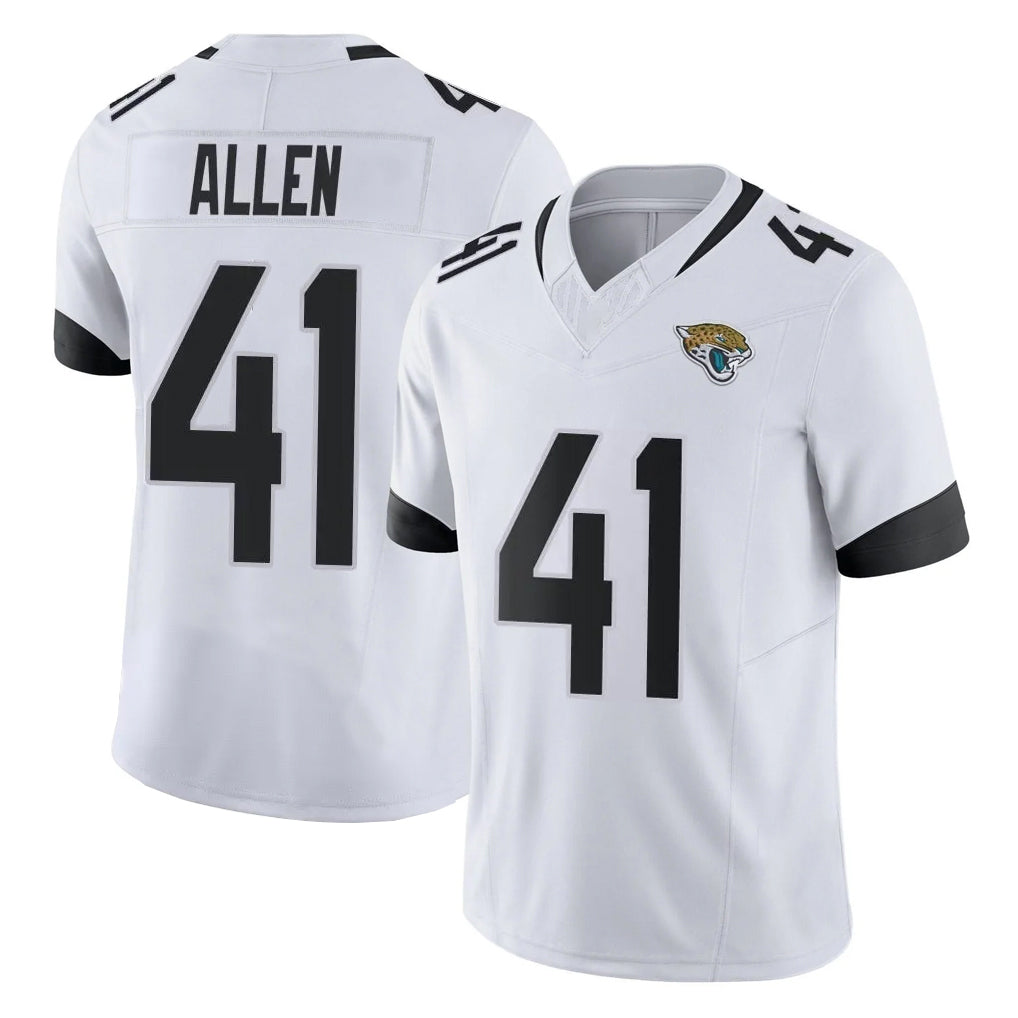 J.Jaguars #41 Josh Hines-Allen Player White Vapor F.U.S.E. Limited Home Game Ldoa Stitched Jerseys