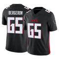 A.Falcons #65 Matthew Bergeron Player Black Vapor F.U.S.E. Limited Home Game Ldoa Stitched Jerseys