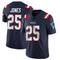 NE.Patriots #25 Marcus Jones Player Navy Vapor Untouchable Home Game Ldoa Stitched Jerseys