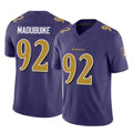 B.Ravens #92 Nnamdi Madubuike Player Purple Vapor F.U.S.E. Limited Ldoa Stitched Jerseys