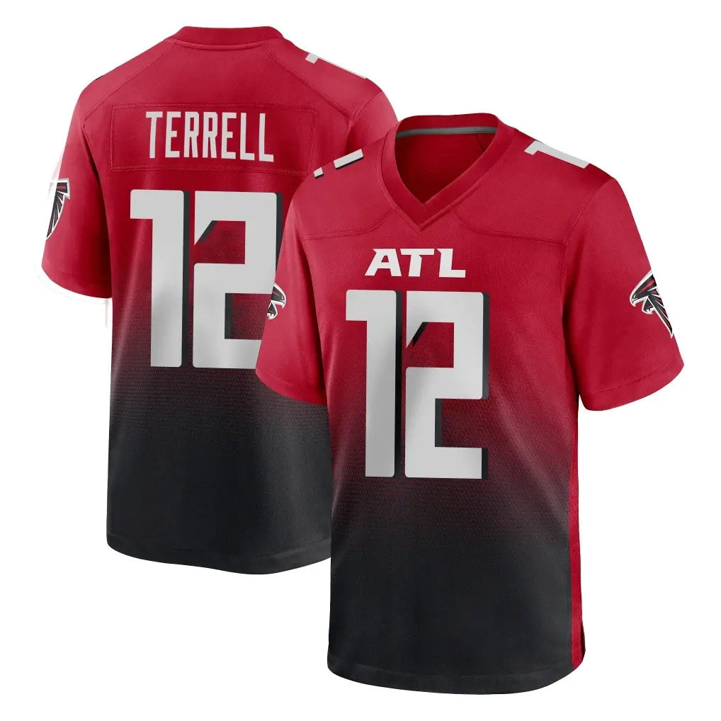 A.Falcons #12 Avieon Terrell Player Red Home Game Ldoa Stitched Jerseys