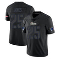 NE.Patriots #25 Marcus Jones Player Black Impact LImited Home Game Ldoa Stitched Jerseys
