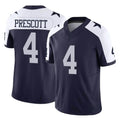 D.Cowboys #4 Dak Prescott Player Navy-White Limited Alternate Vapor F.U.S.E. Home Game Ldoa Stitched Jerseys