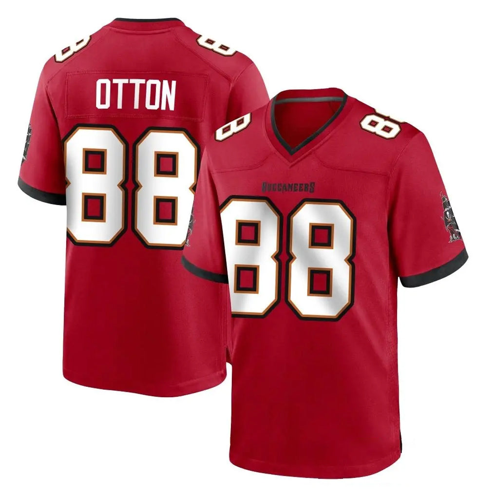 TB.Buccaneers #88 Cade Otton Player Red Home Game Ldoa Stitched Jerseys