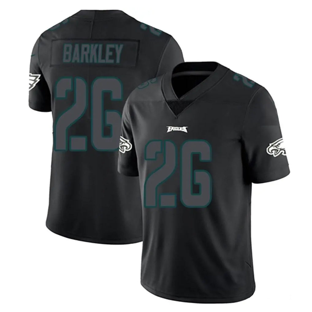 P.Eagles #26 Saquon Barkley Player Limited Black Impact Home Game Ldoa Stitched Jerseys
