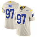 LA.Rams #97 Poona Ford Player Bone Limited Vapor Home Game Ldoa Stitched Jerseys
