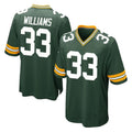 GB.Packers #33 Evan Williams Player Green Home Game Ldoa Stitched Jerseys