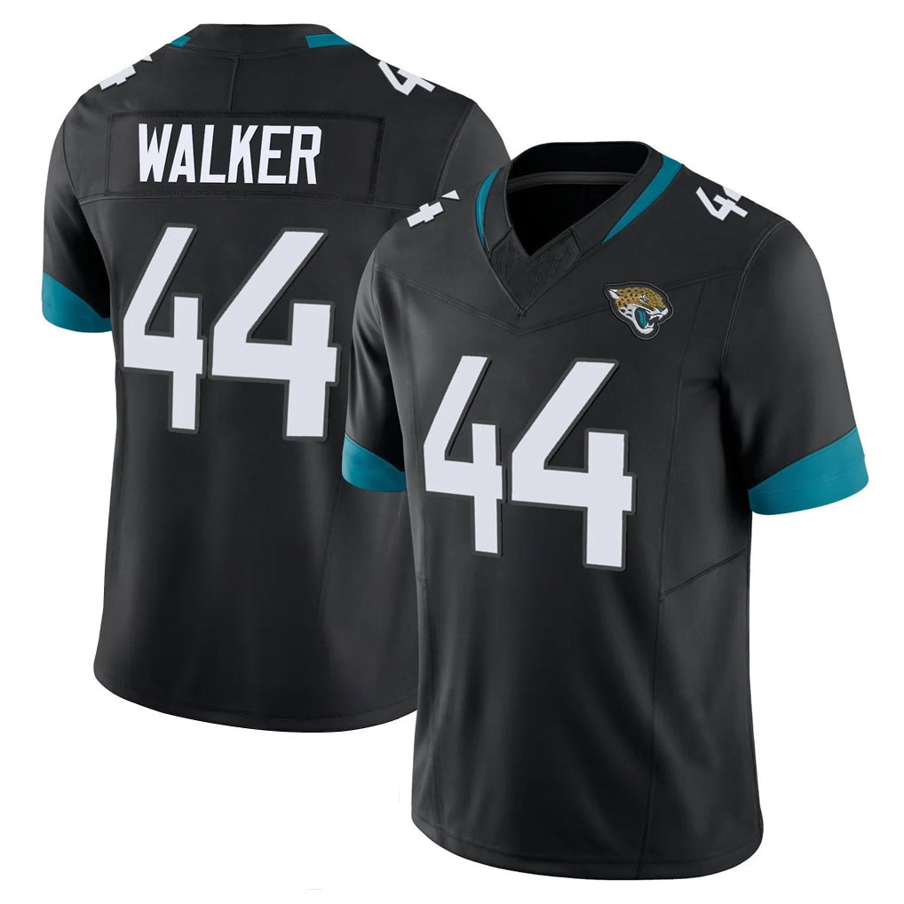 J.Jaguars #44 Travon Walker Player Black Vapor F.U.S.E. Limited Home Game Ldoa Stitched Jerseys