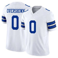 D.Cowboys #0 DeMarvion Overshown Player White Limited Vapor F.U.S.E. Home Game Ldoa Stitched Jerseys