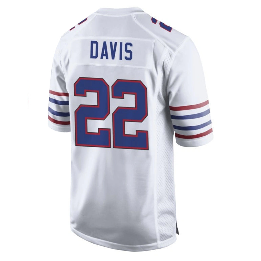 B.Bills #22 Ray Davis Player White Alternate Limited Home Game Ldoa Stitched Jerseys