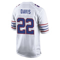 B.Bills #22 Ray Davis Player White Alternate Limited Home Game Ldoa Stitched Jerseys