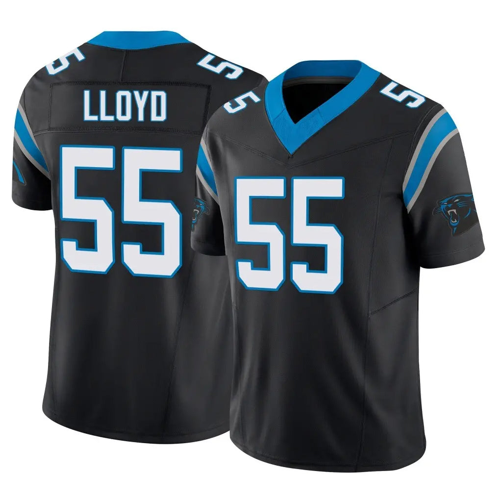C.Panthers #55 Devin Lloyd Player Black Vapor F.U.S.E. Limited Home Game Ldoa Stitched Jerseys