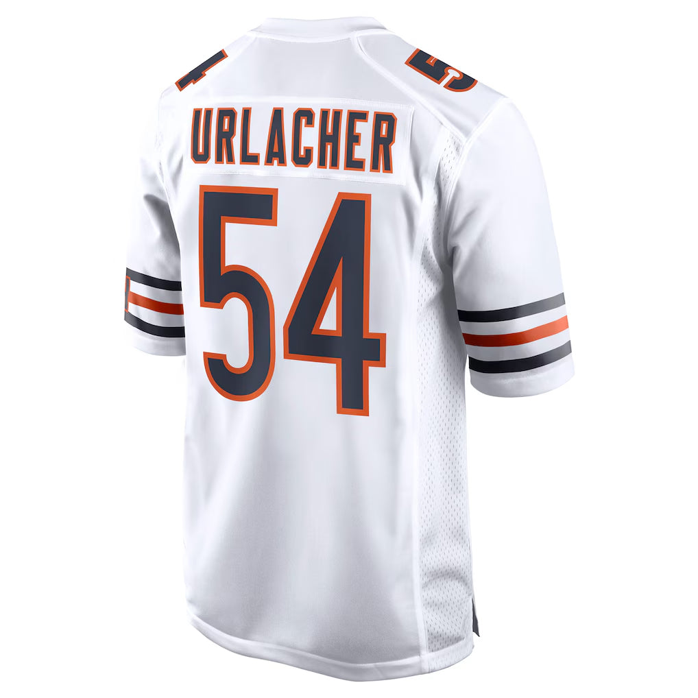 C.Bears #54 Brian Urlacher Player White Home Game Ldoa Stitched Jerseys