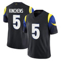LA.Rams #5 Kamren Kinchens Player Black Midnight Rivalries Collection Limited Home Game Ldoa Stitched Jerseys